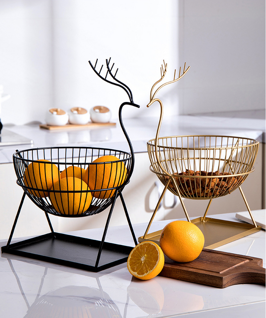 Suduxii - Homeware Living Room Nordic Fruit Plate Basket